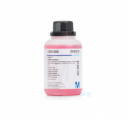 MERCK 109475 4.00 pH (citric acid/sodium hydroxide/hydrogen chloride) colour: red traceable to SRM from NIST and PTB pH 4.00 (20 °C) Certipur 500 mL